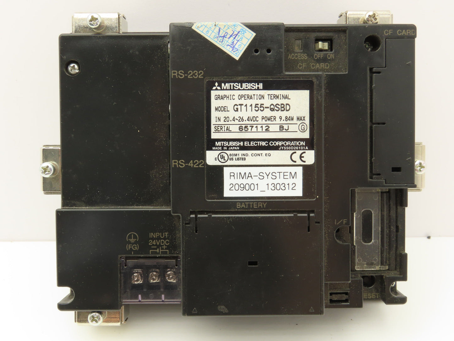 Mitsubishi Electric GT1155-QSBD Graphic Operation Terminal Display HMI