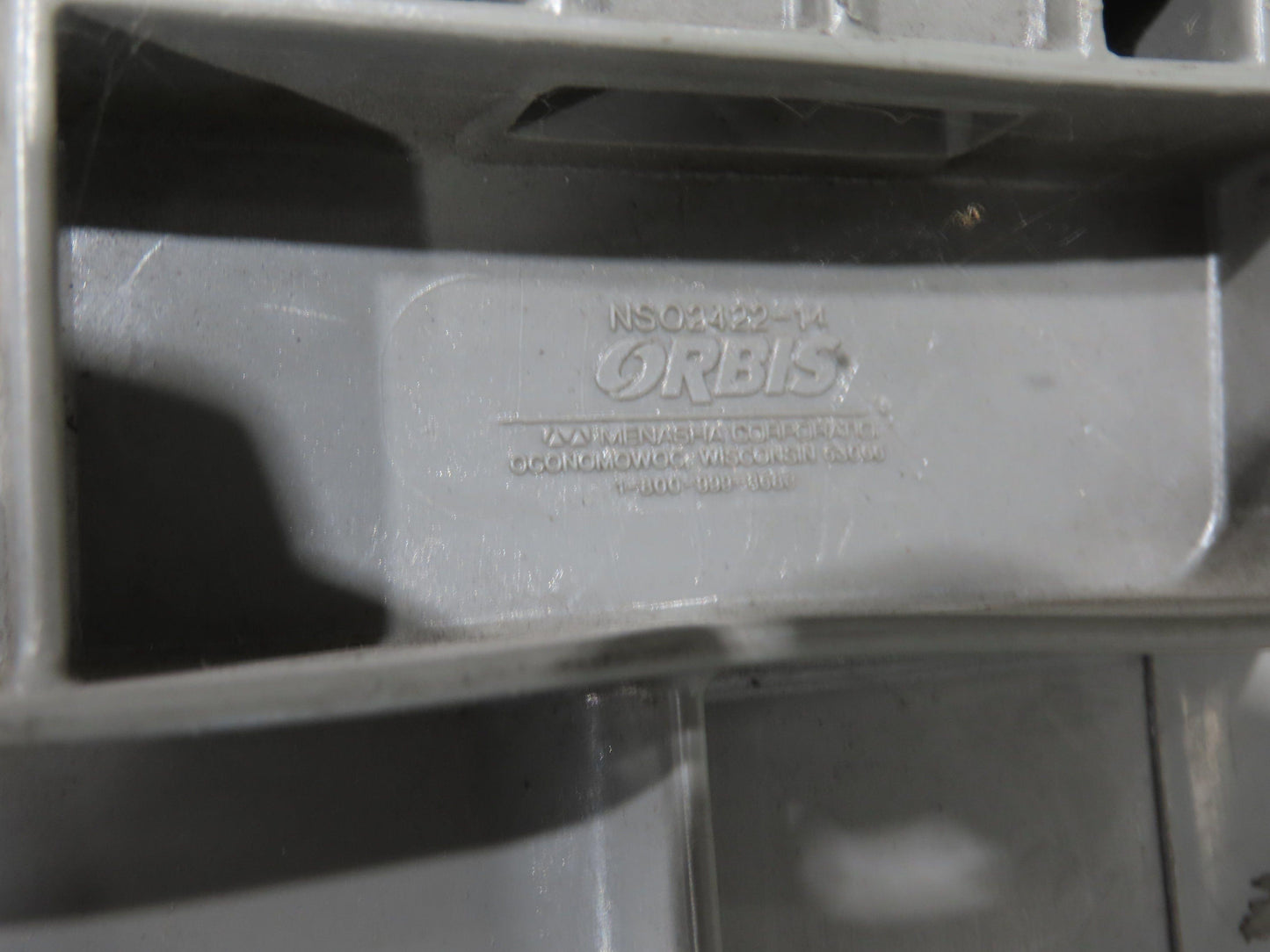 ORBIS Stakpak GRAY Stackable Plastic Tote Container Bin 24x22x14" Lot of 24