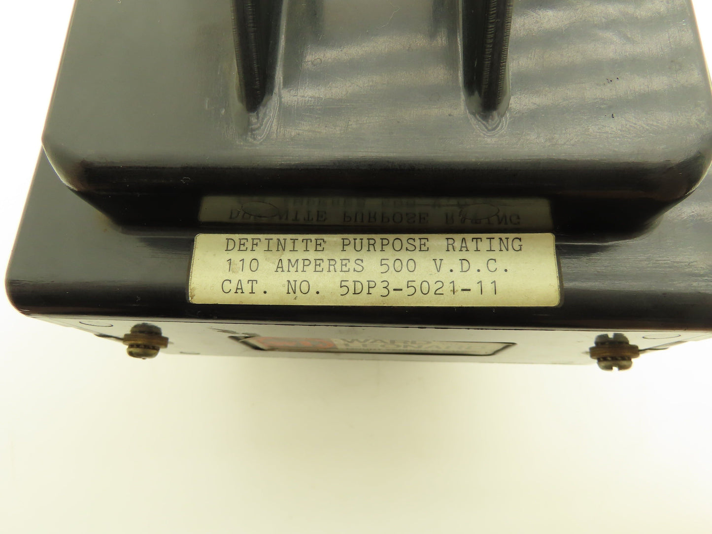 Ward Leonard Definite Purpose Contactor 110A 500VDC