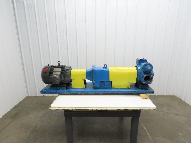 Blackmer XLW3F 3" Sliding Vane Pump Positive Displacement 7.5Hp 230/460V RH