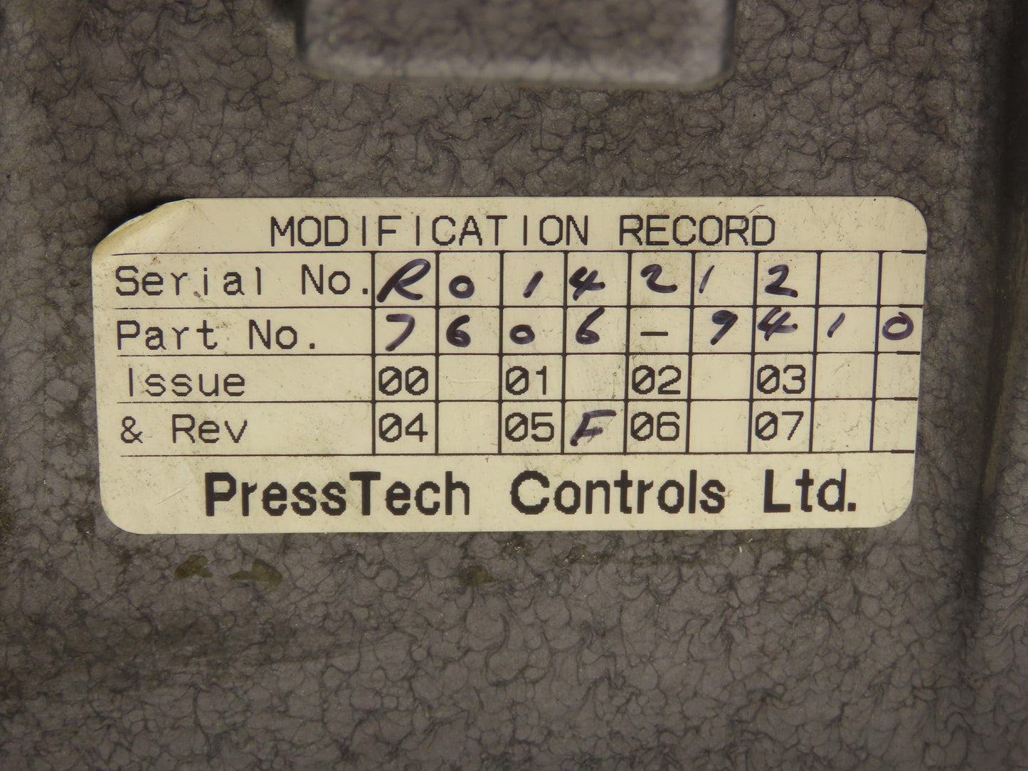 PressTech AGC Scanner Control Junction Box