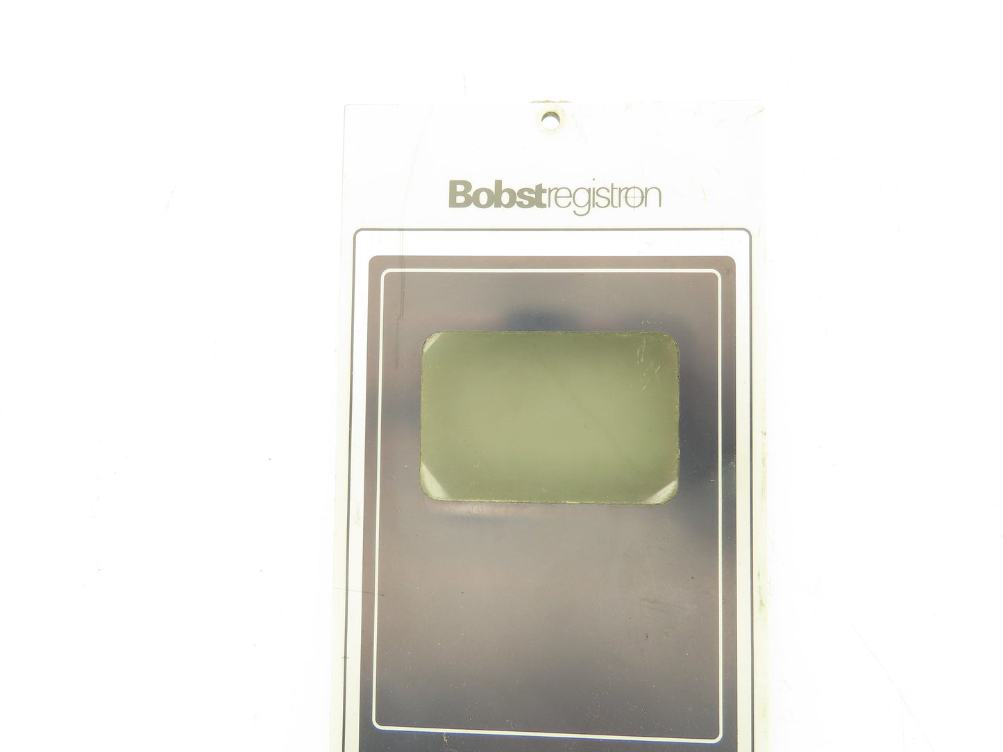 Bobst Registron S2010 Control Panel Keypad Polarizing Filter for Display