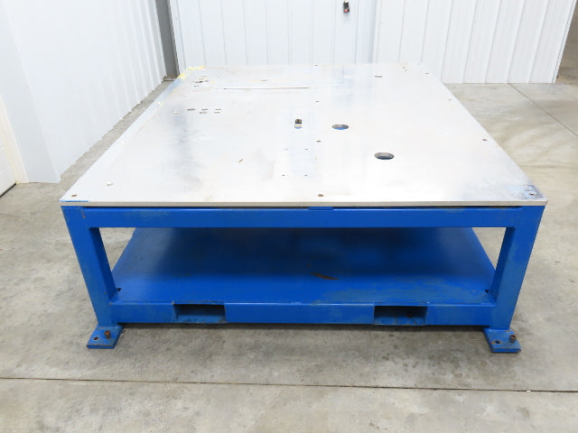 Heavy Duty 3/4" Aluminum Top Machine Welding Layout Table Work Bench 75x63"