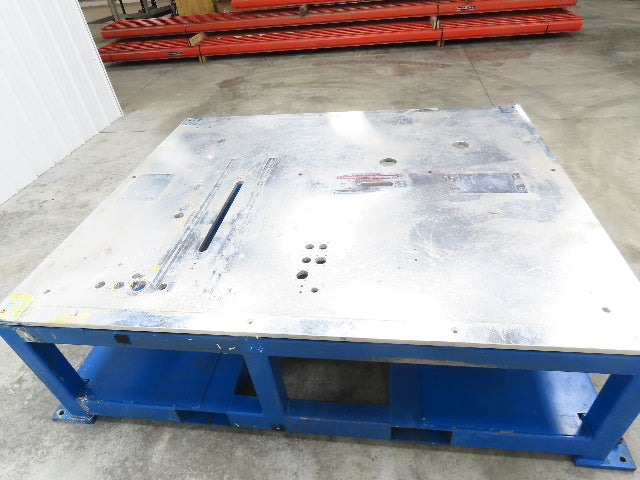 Heavy Duty 3/4" Aluminum Top Machine Welding Layout Table Work Bench 75x63"