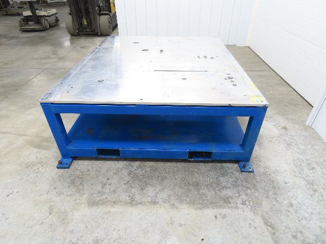 Heavy Duty 3/4" Aluminum Top Machine Welding Layout Table Work Bench 75x63"