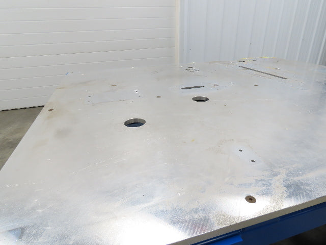 Heavy Duty 3/4" Aluminum Top Machine Welding Layout Table Work Bench 75x63"