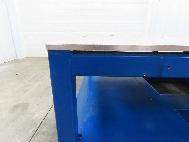 Heavy Duty 3/4" Aluminum Top Machine Welding Layout Table Work Bench 75x63"