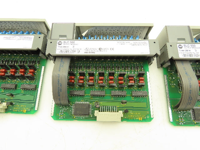 Allen Bradley 1746-OB16 Output Module 10-50VDC SLC 500 Ser D Lot Of 4