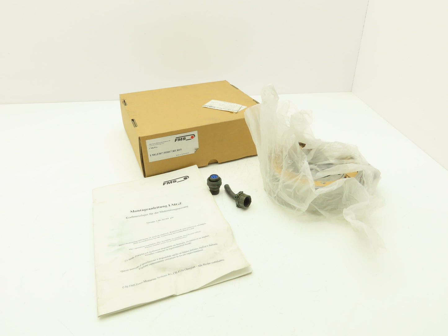 FMS LMGZ307.555017.RF.H15 Force Measuring Bearing Load Cell Sensor