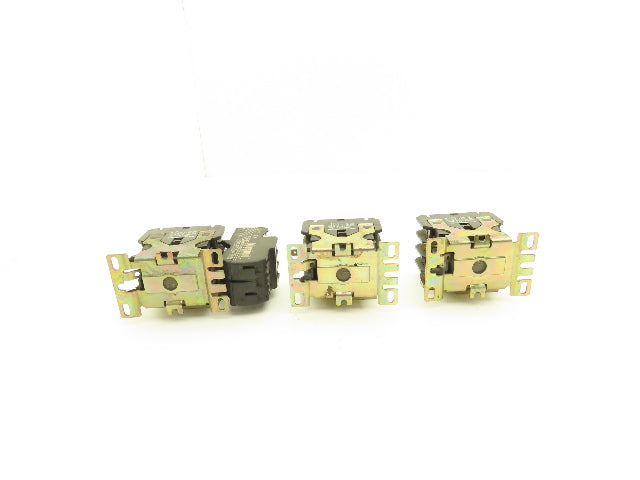 Cutler Hammer C25DND330 LR2D1307 Set of 3x 30A Contactors 1x Overload Relay