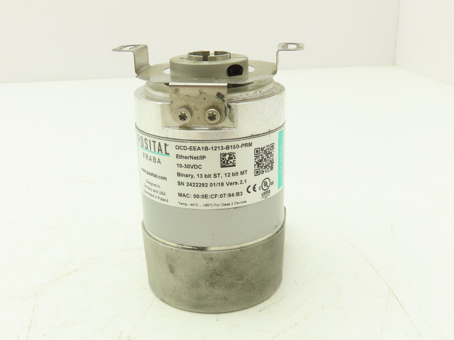 Posital Fraba OCD-EEA1B-1213-B150-PRM IXARC EtherNet/IP Rotary Encoder 13 Bit