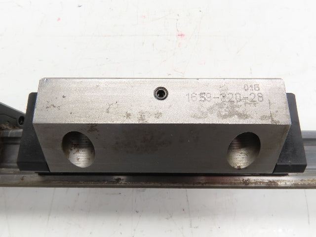 Star 35 Linear Bearing 2-Block LM Guide Rail 34mm x 670mm 26.6"L