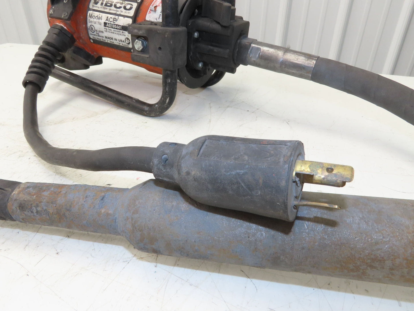 Vibco ACE Electric Concrete Vibrator 115V 8'L