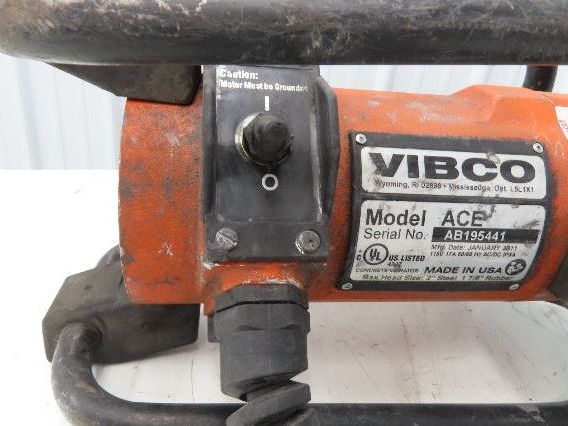 Vibco ACE Electric Concrete Vibrator 115V 8'L