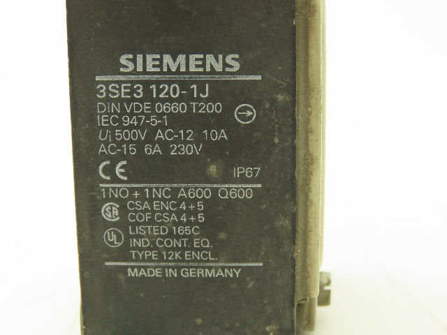 Siemens Position Limit Switch Roller Lever 230V 6A