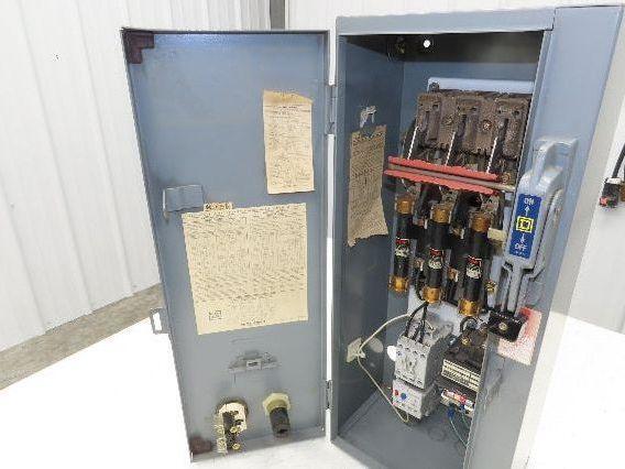 Square D 8538SBG13S Fusible Combination Starter 193-EEDB Heater Size 0 30A 3PH