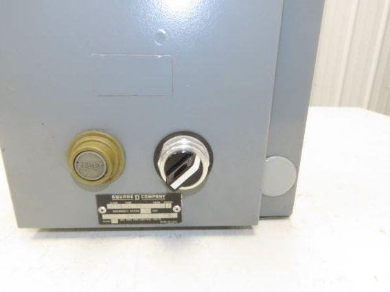 Square D 8538SBG13S Fusible Combination Starter 193-EEDB Heater Size 0 30A 3PH