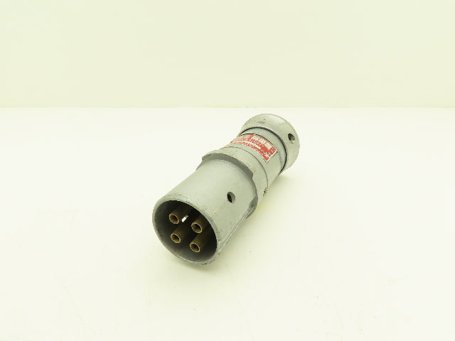 Appleton CPH-6034A Delayed Action Plug 30/60A 240/480V 3PH 3W 4P Solder Wired
