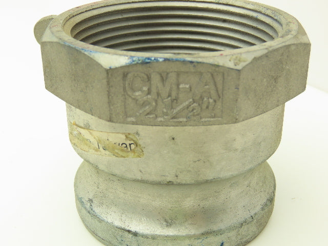 Dixon D-250 Camlock 2-1/2" Cam & Groove Coupler x Adapter Female NPT Lot of 2