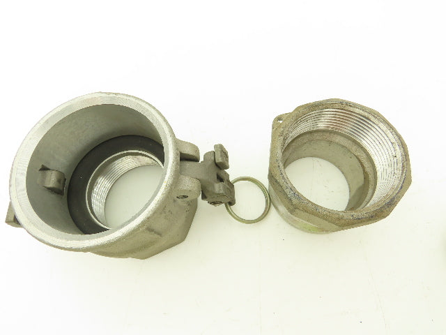 Dixon D-250 Camlock 2-1/2" Cam & Groove Coupler x Adapter Female NPT Lot of 2