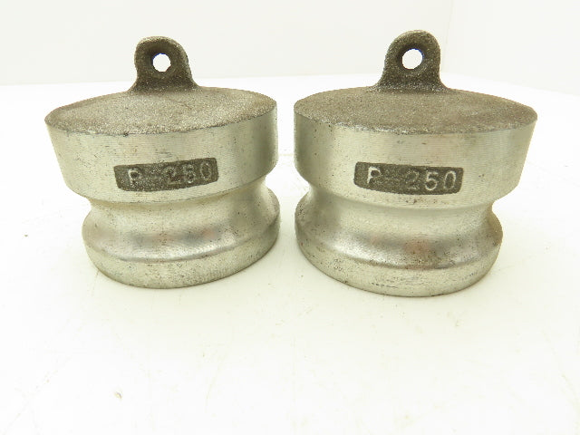 Dixon D-250 Camlock 2-1/2" Cam & Groove Coupler Female NPT w/Dust Cap Lot of 2