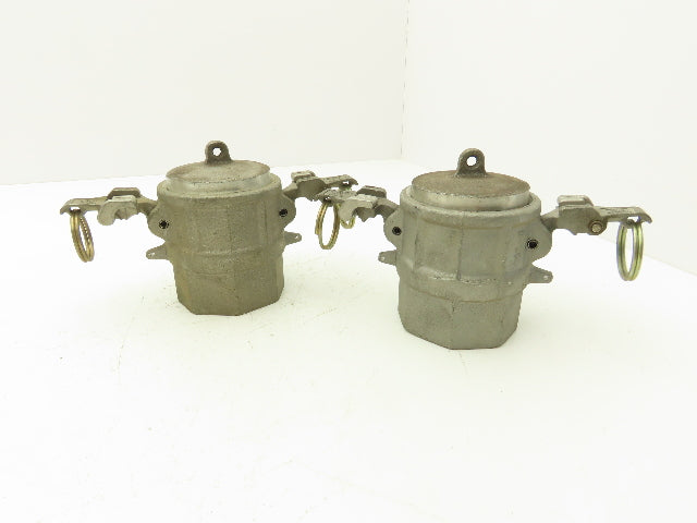 Dixon D-250 Camlock 2-1/2" Cam & Groove Coupler Female NPT w/Dust Cap Lot of 2