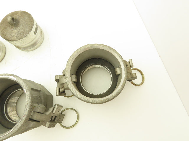 Dixon D-250 Camlock 2-1/2" Cam & Groove Coupler Female NPT w/Dust Cap Lot of 2