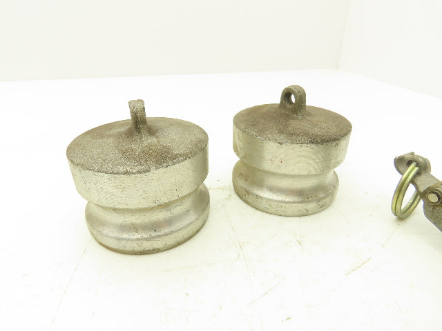 Dixon D-250 Camlock 2-1/2" Cam & Groove Coupler Female NPT w/Dust Cap Lot of 2