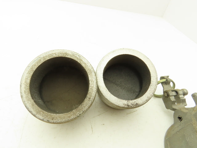 Dixon D-250 Camlock 2-1/2" Cam & Groove Coupler Female NPT w/Dust Cap Lot of 2