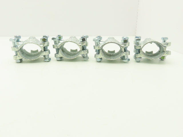 Dixon Boss BU24 1-1/2" Hose Clamp 4-Bolt 2 Grip Fingers Lot of 4