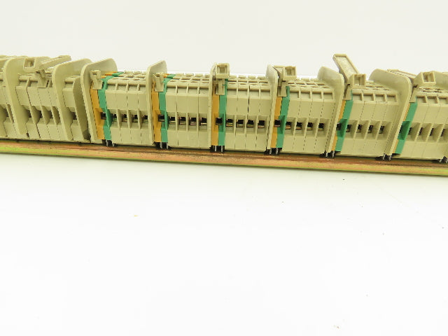 Weidmuller SAK 4mm² 36A Terminal Fuse DIN Rail 40" Lot of 136