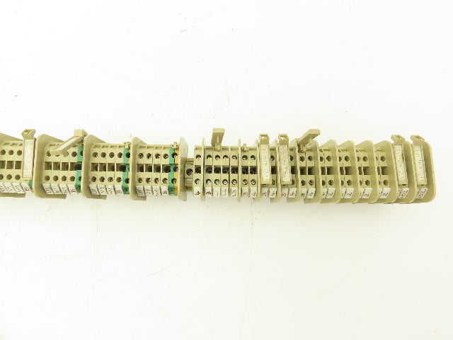 Weidmuller SAK 4mm² 36A Terminal Fuse DIN Rail 40" Lot of 136