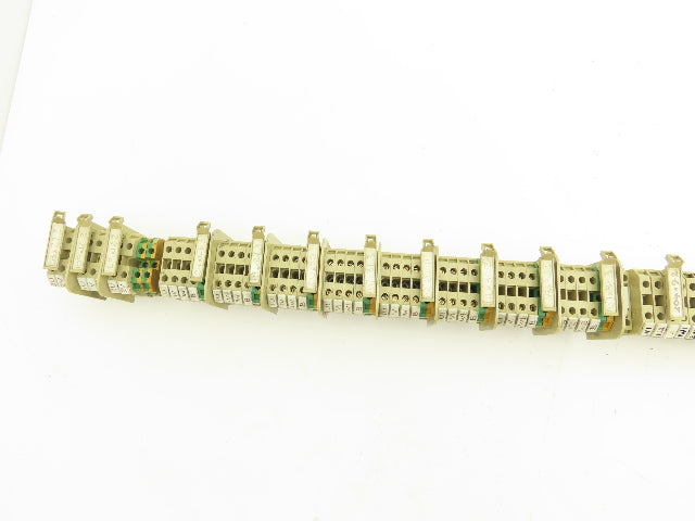 Weidmuller SAK 4mm² 36A Terminal Fuse DIN Rail 40" Lot of 136
