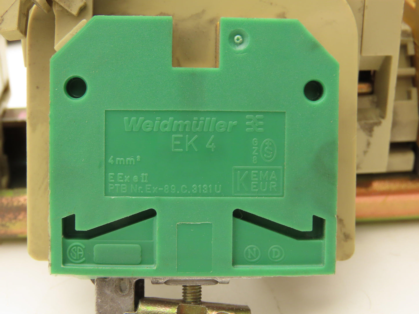 Weidmuller SAK 4mm² 36A Terminal Fuse DIN Rail 40" Lot of 136