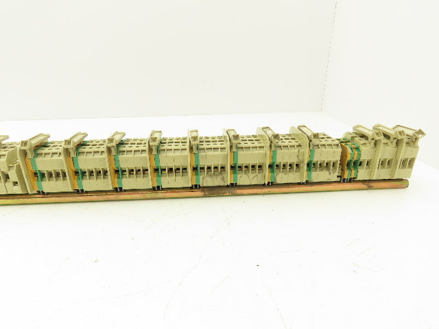 Weidmuller SAK 4mm² 36A Terminal Fuse DIN Rail 40" Lot of 136