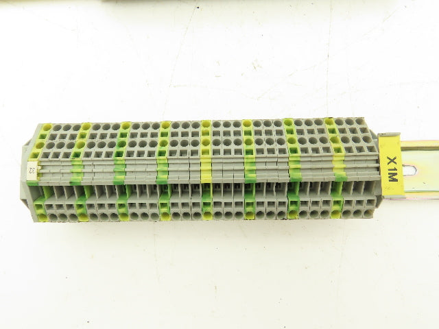 Wago 280 3-Wire 20A Terminal 600V 2.5mm² 28-12AWG DIN Rails Lot of 159