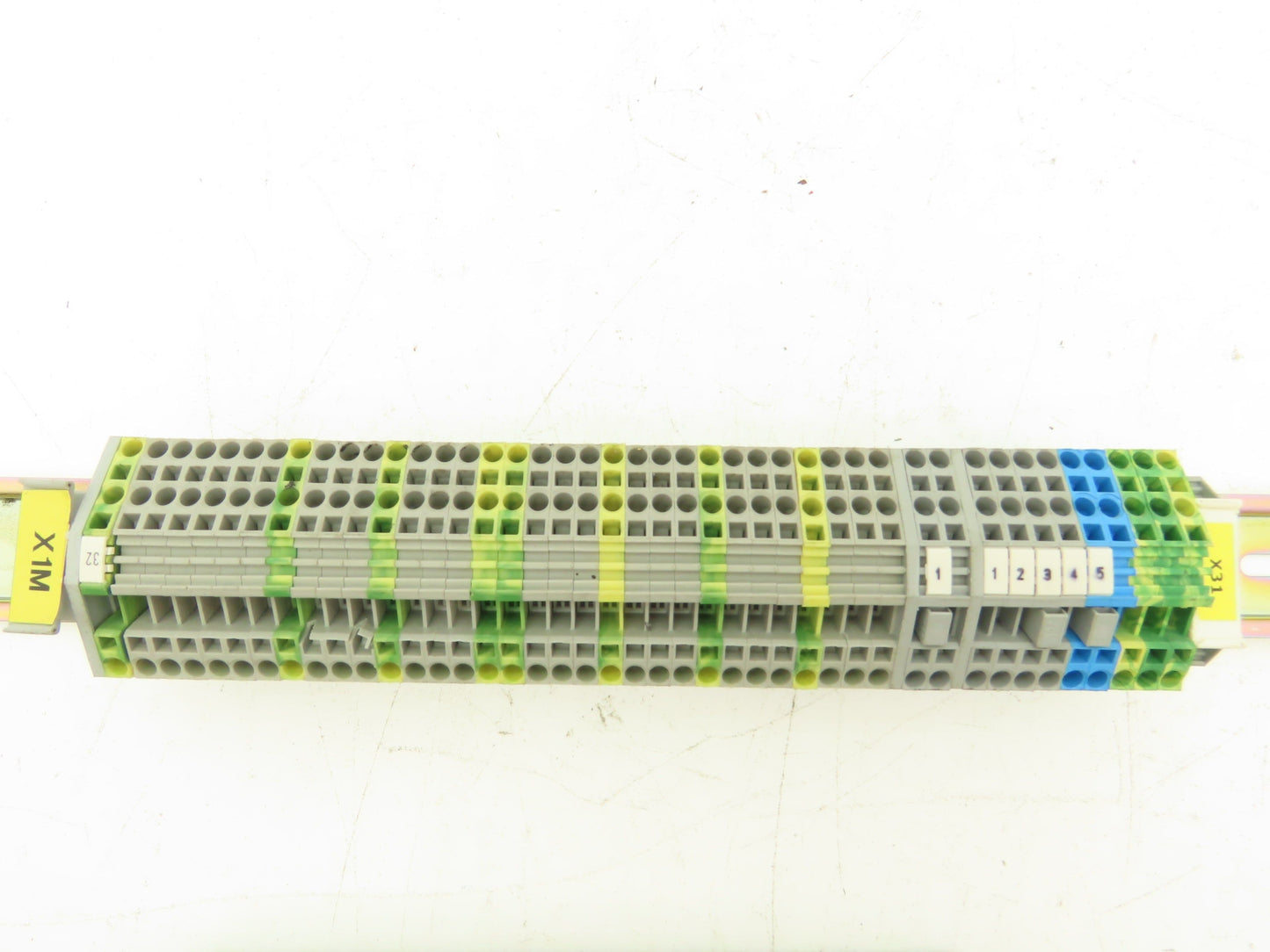 Wago 280 3-Wire 20A Terminal 600V 2.5mm² 28-12AWG DIN Rails Lot of 159