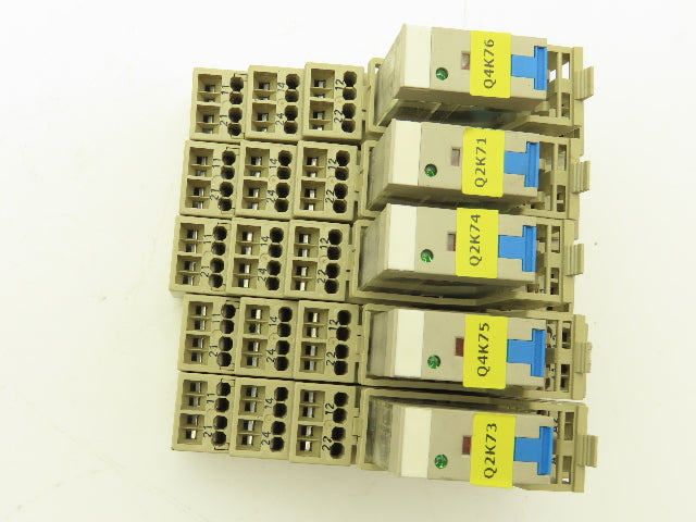 Omron G2R-2-SND1 Relay With Base 250VAC 30VDC 5A Lot of 5