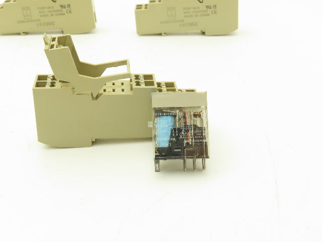 Omron G2R-2-SND1 Relay With Base 250VAC 30VDC 5A Lot of 5