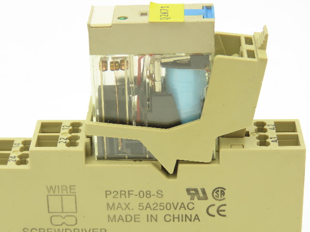 Omron G2R-2-SND1 Relay With Base 250VAC 30VDC 5A Lot of 5