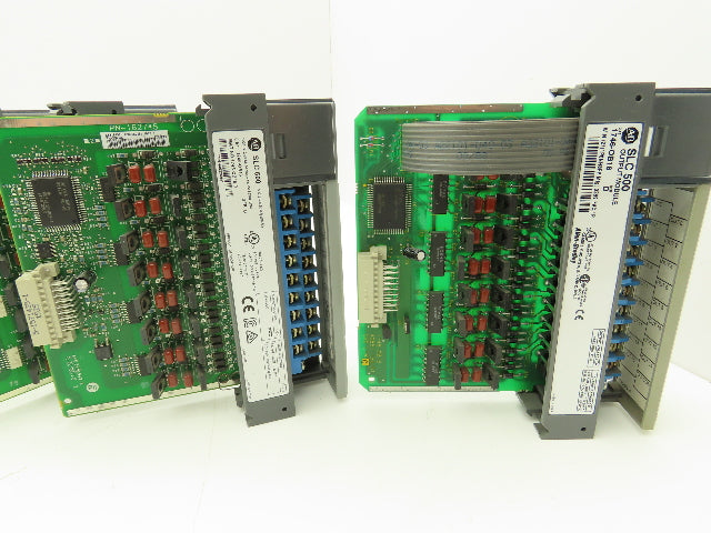 Allen Bradley 1746-OB16 SLC 500 Output Module Series C, D Broken Door Lot of 8