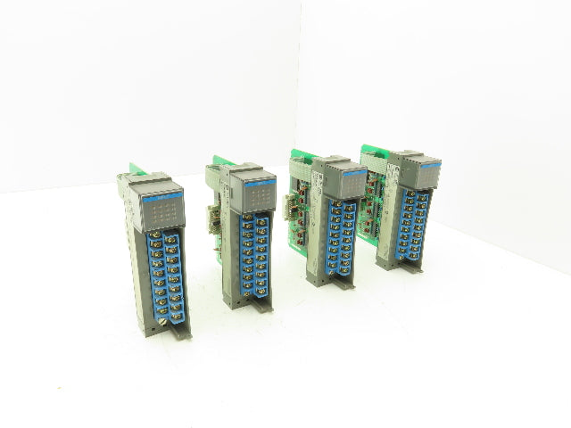 Allen Bradley 1746-IB16 SLC 500 Input Module Series C Missing Doors Lot of 4