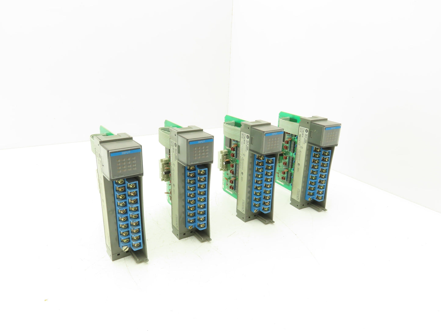 Allen Bradley 1746-IB16 SLC 500 Input Module Series C Missing Doors Lot of 4