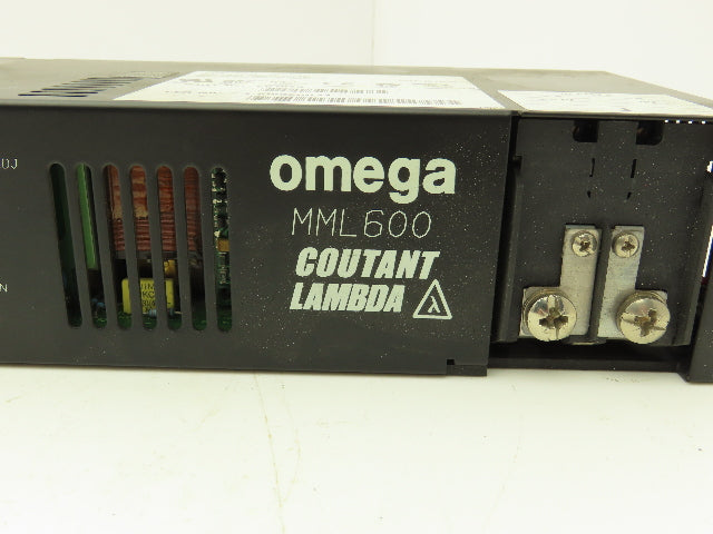 Omega MML600 Coutant Lambda Power Supply Unit 5/12/24/48VDC 600W Out Lot of 2
