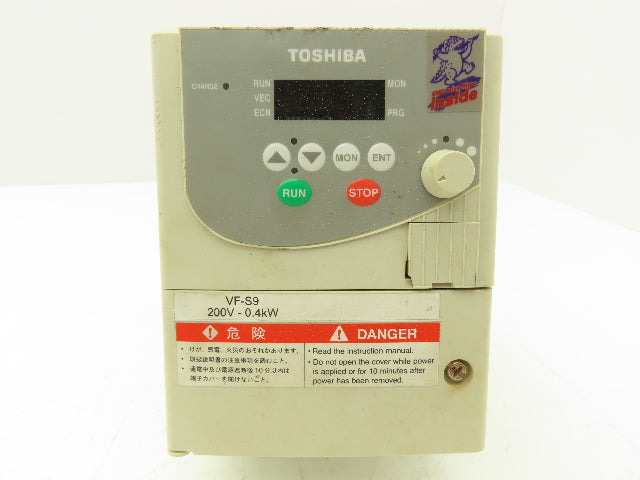 Toshiba VFS9-2004PM-WN Power Supply 3PH 230VAC In/Out 0.5-400Hz Out