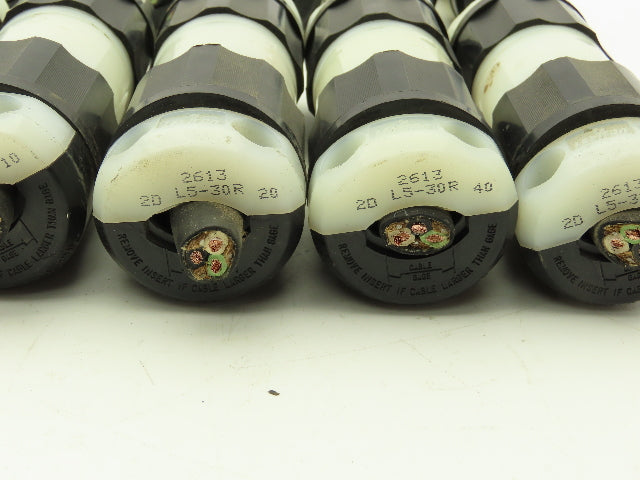 Leviton 2611 L5-30P 2613 L5-30R Male-Female Pair Twist Lock 30A 125V Lot of 10