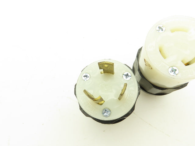 Leviton 2611 L5-30P 2613 L5-30R Male-Female Pair Twist Lock 30A 125V Lot of 10