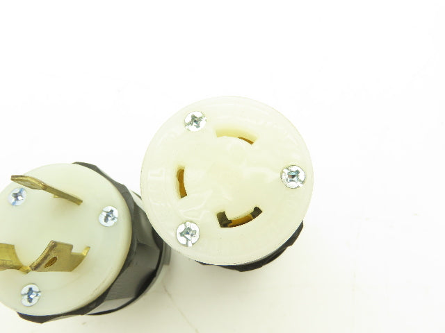 Leviton 2611 L5-30P 2613 L5-30R Male-Female Pair Twist Lock 30A 125V Lot of 10