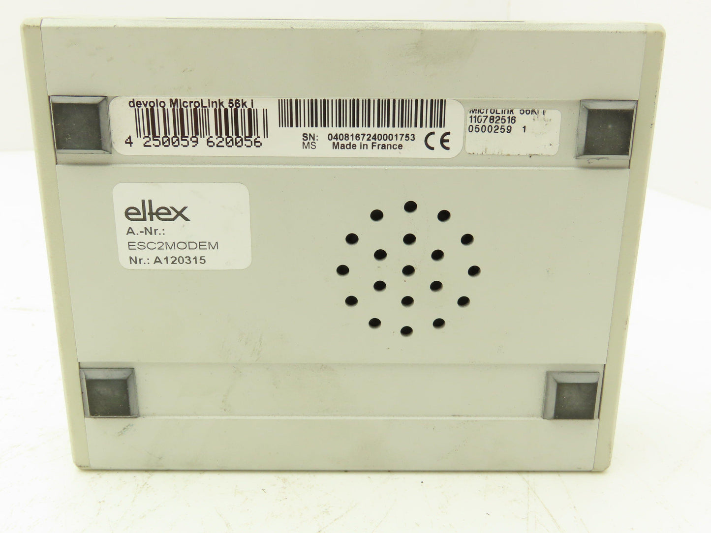 Devolo MicroLink 56k i Serial Modem No Power Supply 9-30VDC