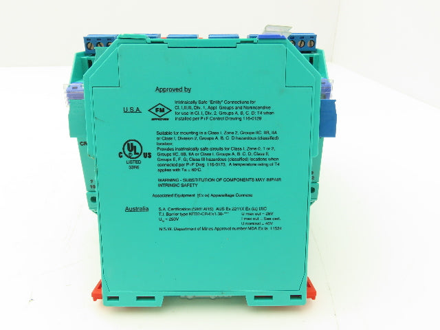 Pepperl+Fuchs KFD2-CR-EX1.30-200 Transformer Isolated Repeater 20-30VDC Lot of 7